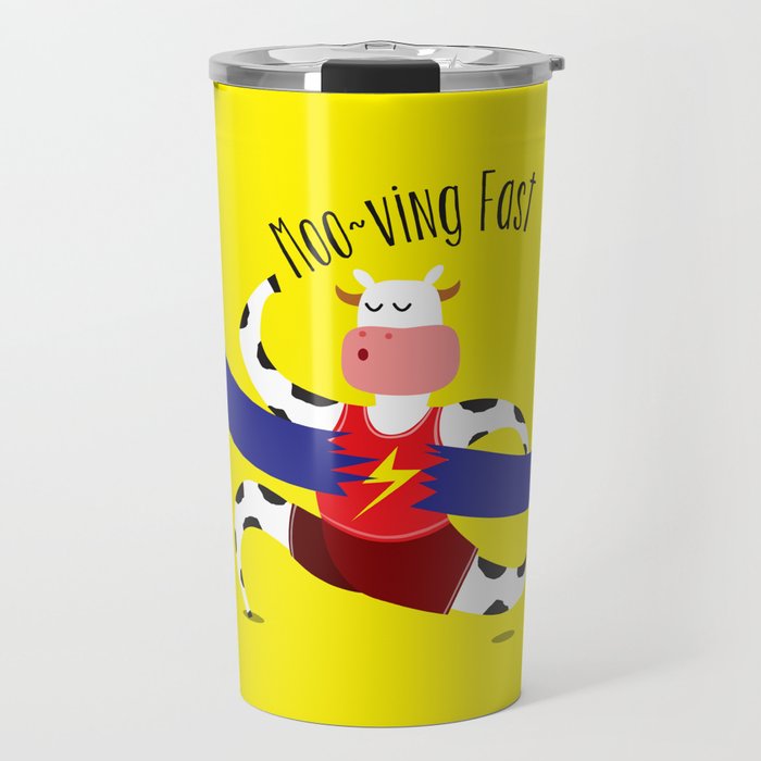 Moo~ving Fast Travel Mug