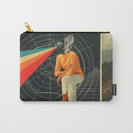 You Can make it Right Carry-All Pouch | Camera, Surreal, Nature, Digital, Collage, Multicolor, Lines, 1970S, Frankmoth, Graphicdesign 