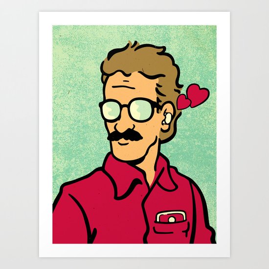 I Love My Operating System Art Print