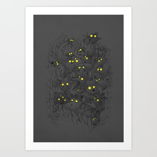 Night Safari Art Print