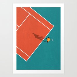 Tennis Minimalism  Art Print