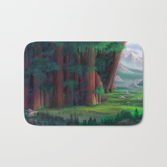 The Ancient Forest Bath Mat
