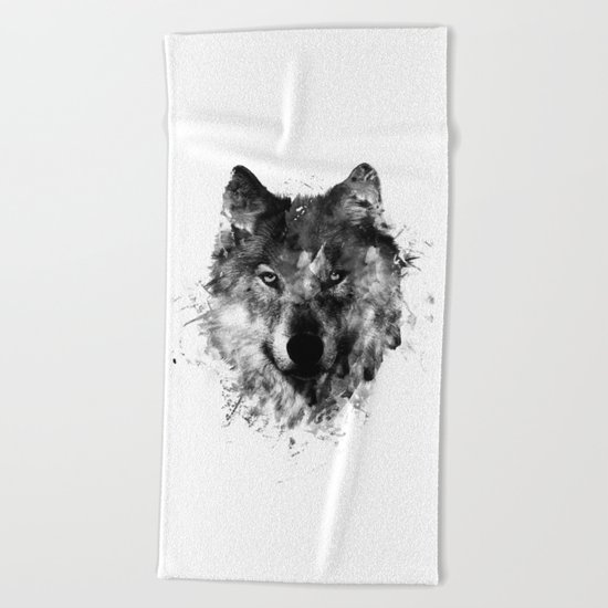 Wolf Like Me V2 Beach Towel