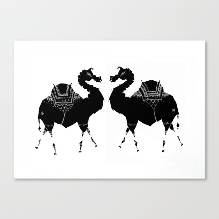 camels Canvas Print