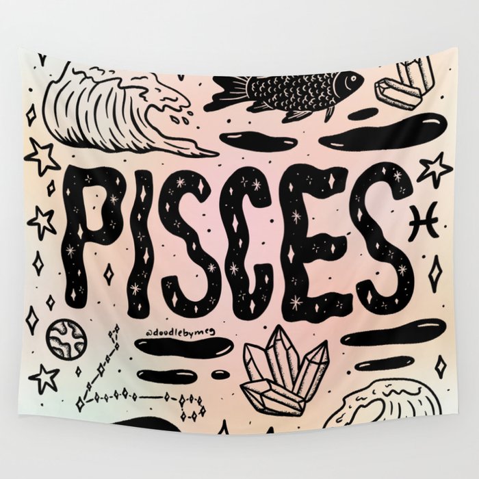 Pisces deals wall tapestry