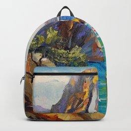Rock by the sea Backpack