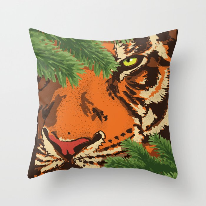 tiger Throw Pillow