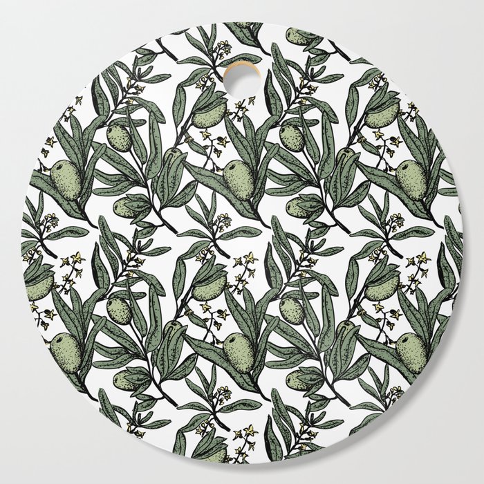 Olives pattern Cutting Board