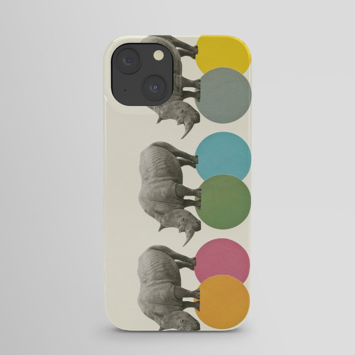 Rambling Rhinos iPhone Case