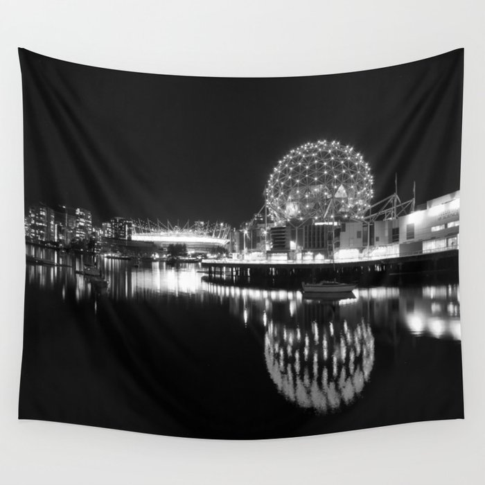 Night Reflections Wall Tapestry