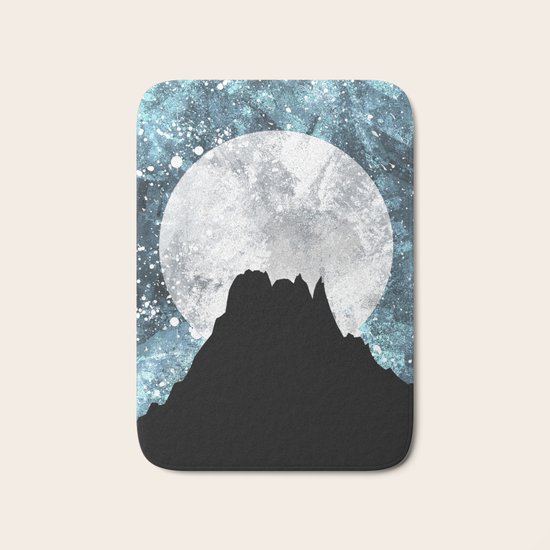 Midnight Moon Bath Mat