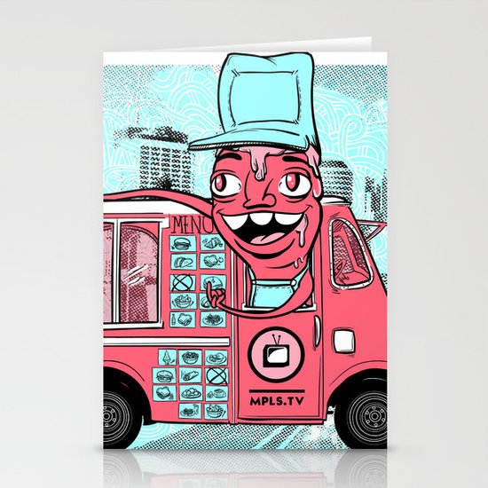 Food Truck Stationery Cards