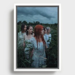 Lost horizon; the stories and visions of girls and women female friends portrait fantasy color photograph / photography Framed Canvas