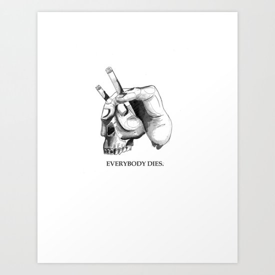 handcigskull II Art Print