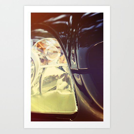 Vintage Car Photo Art Print