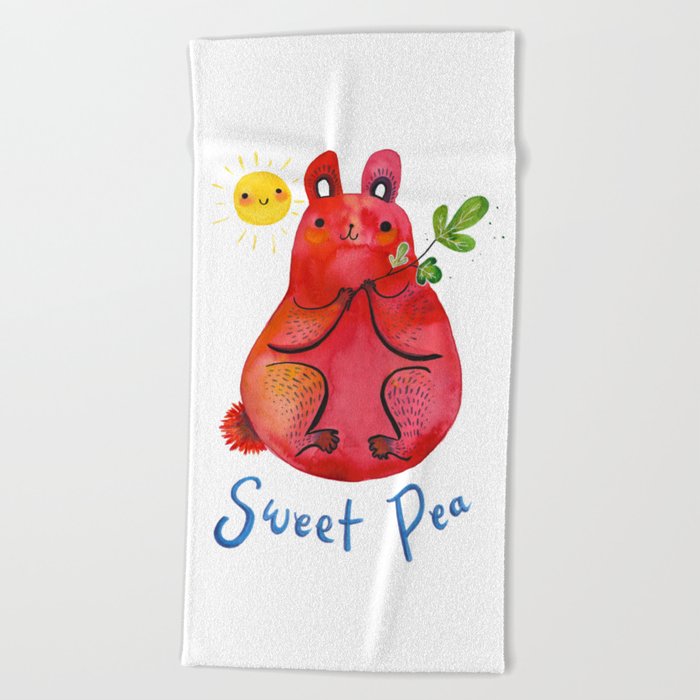 Sweet Pea Beach Towel By Jenniferprior Society6 Sweet Pea Beach Towel By Jenniferprior