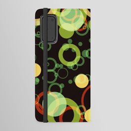 Retro Circles and Bubbles Android Wallet Case