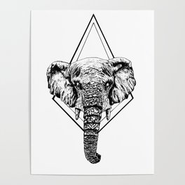 Diamond Elephant Poster