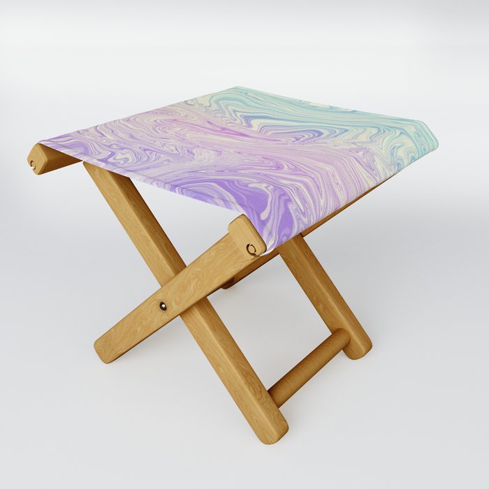 Liquid Pastel Folding Stool