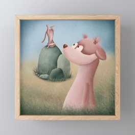 If you are lucky enough to find a weirdo never let them go Framed Mini Art Print