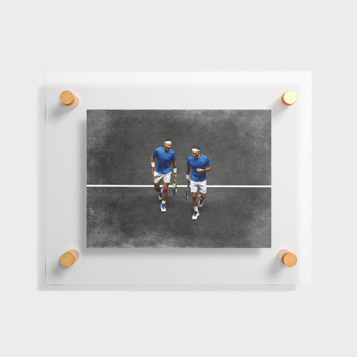 Nadal & Federer Floating Acrylic Print