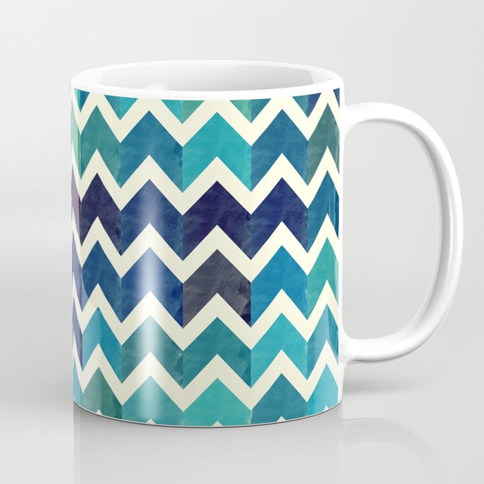 Colorful Chevron Pattern V Coffee Mug