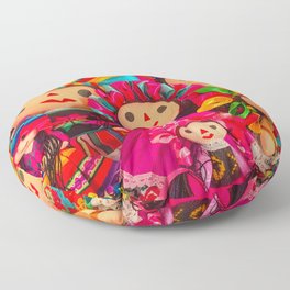 rag doll mexican Floor Pillow