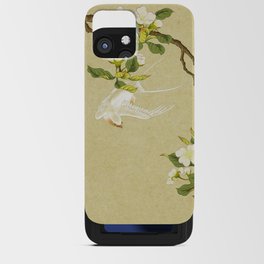 Pear blossoms and white swallow Type A: Minhwa-Korean traditional/folk art iPhone Card Case