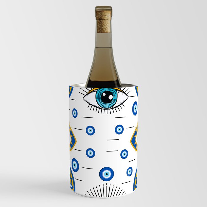 Evil eye pattern Wine Chiller