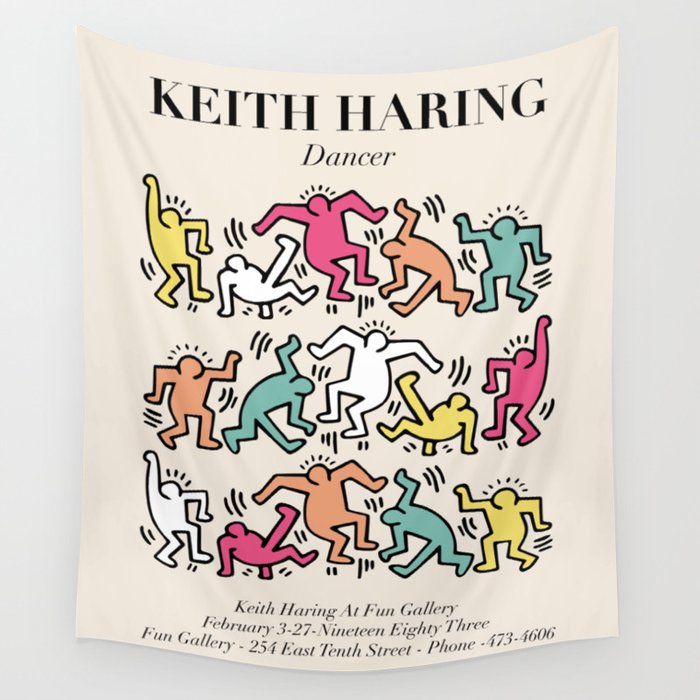 Keith haring online wall tapestry