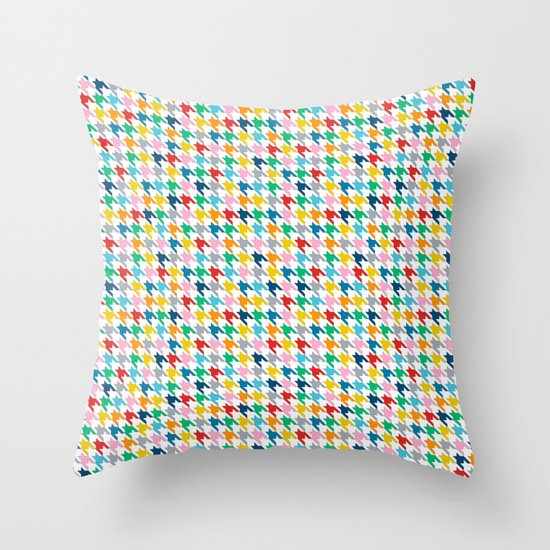 Puppytooth #2 Throw Pillow