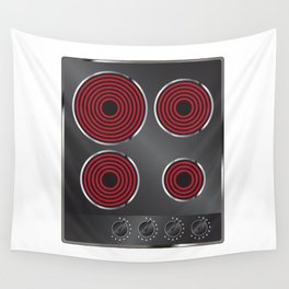 Electric Four Plate Electric Hob Wall Tapestry