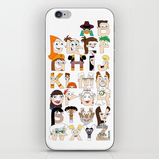P&F Alphabet iPhone & iPod Skin