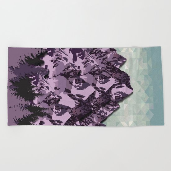 The Great, Great Night Mountain No. 7 Beach Towel