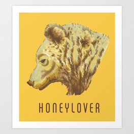 Honeylover Art Print