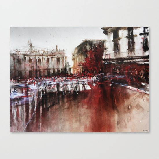 Opera Garnier Canvas Print