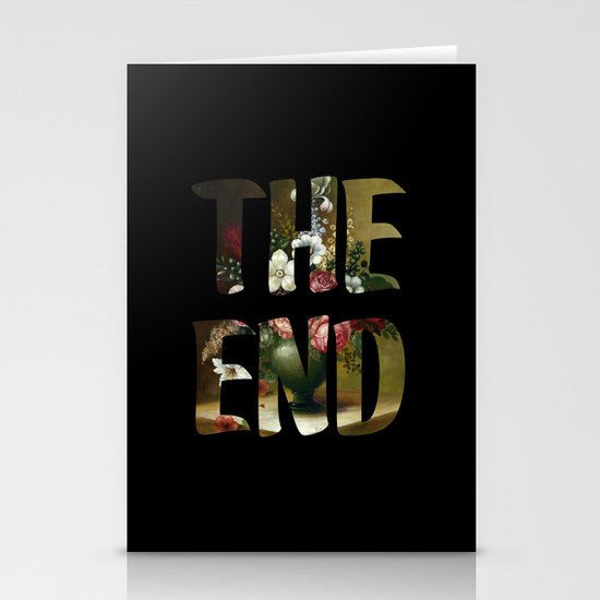 The END Stationery Cards