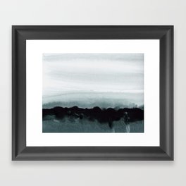 blurred landscape Framed Art Print