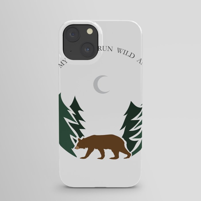 Wild and Free - Bear iPhone Case