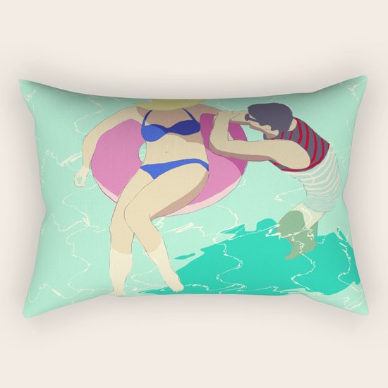 Pool Rectangular Pillow