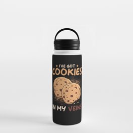 Ive got Cookies in my veins Water Bottle