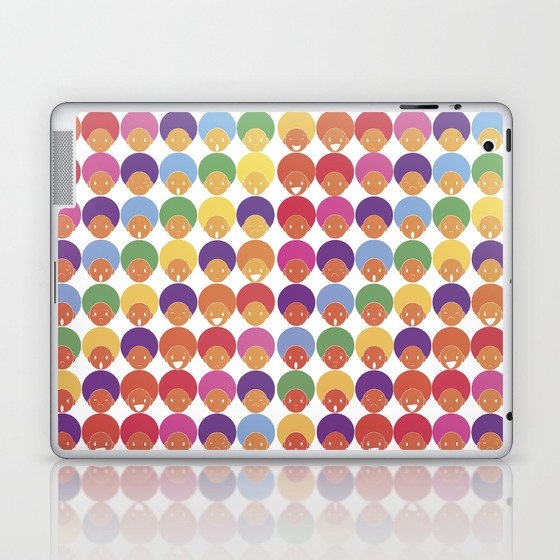 Afro Rainbows Laptop & iPad Skin
