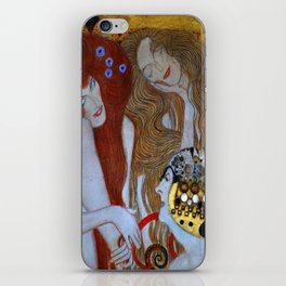 Gustav Klimt Beethoven Frieze,No.2 iPhone Skin