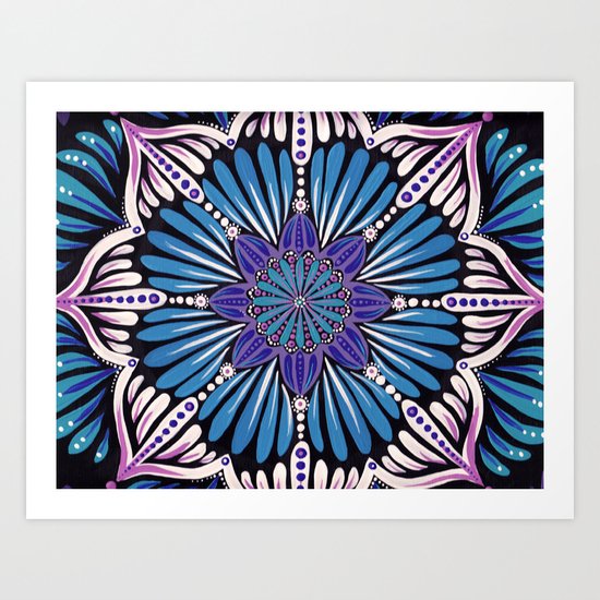 energy flows Art Print