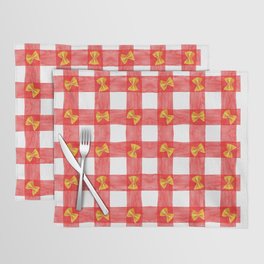 Gingham Pasta Placemat