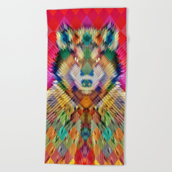 Corporate Wolf Beach Towel