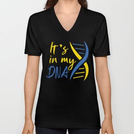 It's In My DNA Ukrainian V Neck T Shirt