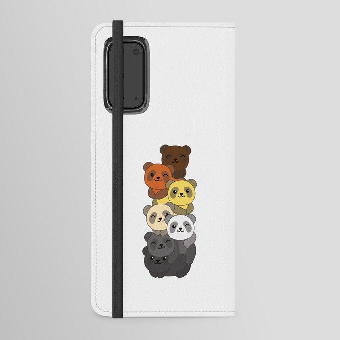 Bear Brotherhood Flag Pride Lgbtq Panda Pile Android Wallet Case