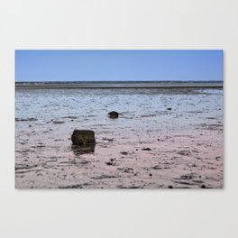 Low tide in cape cod bay Canvas Print