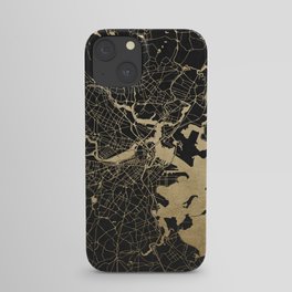 Boston Gold and Black Invert iPhone Case